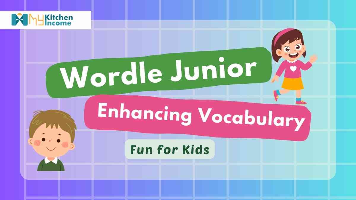 Its a fun game to build your kids vocabulary two kids shown with Wordle Junior