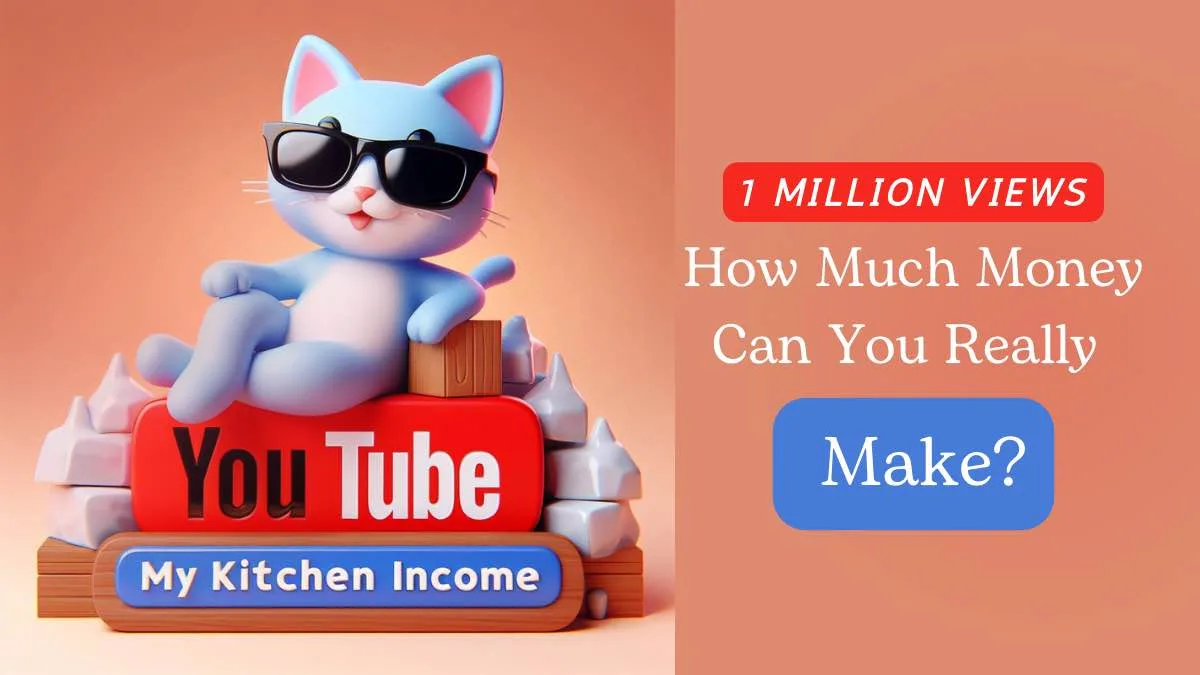 1 million views on youtube money