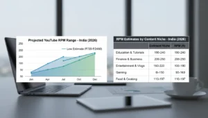 YouTube RPM in India 2026: Realistic Range & How to Increase It